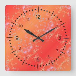 Reloj Cuadrado Luxe romantinc peach fuzz baby girl