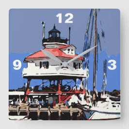 RELOJ CUADRADO LUZ DEL PUNTO DE MEDICAMENTO