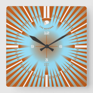 Reloj Cuadrado Luz eterna