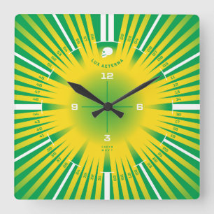 Reloj Cuadrado Luz eterna
