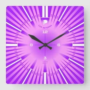 Reloj Cuadrado Luz eterna