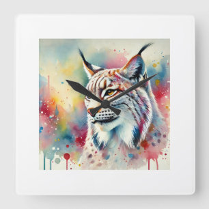 Reloj Cuadrado Lynx in the Light 300724AREF105 - Watercolor