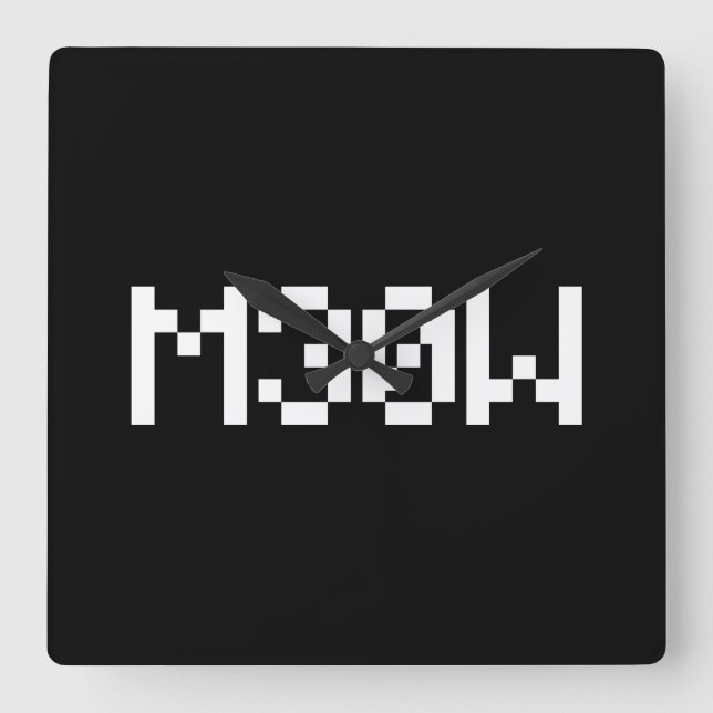 Reloj Cuadrado M30W [Sonidos animales de la lengua materna] (Anverso)