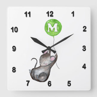 Reloj Cuadrado M is for MOUSE