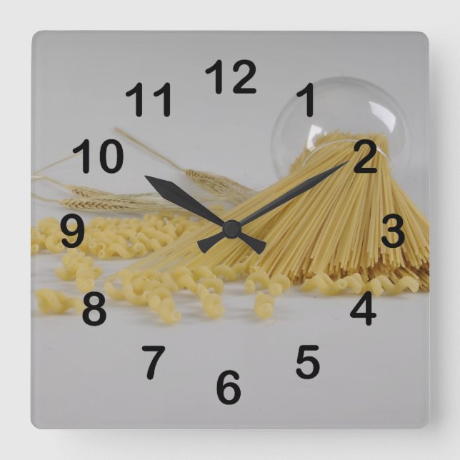 Reloj Cuadrado Macaroni (Anverso)