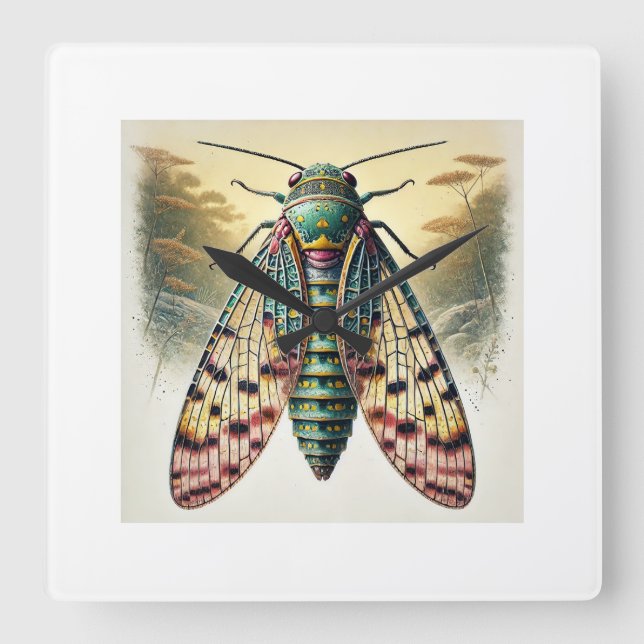 Reloj Cuadrado Machiloides Dorsal View 170724IREF217 - Watercolor (Anverso)