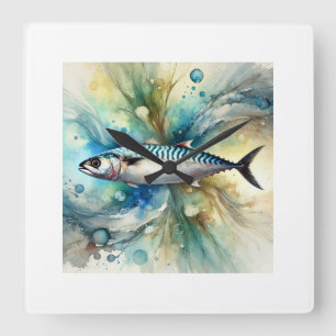 Reloj Cuadrado Mackerel in Flowing Colors 251024AREF127 - Waterco