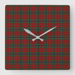 Reloj Cuadrado Maclean Tartán escocés moderno MacLean de Duart