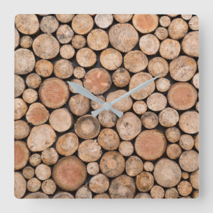 Reloj Cuadrado madera hermosa