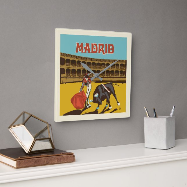 Reloj Cuadrado Madrid (España) (Oficina)