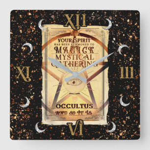 Reloj Cuadrado Magick Mistical Gaeting Magic Fortune Telye