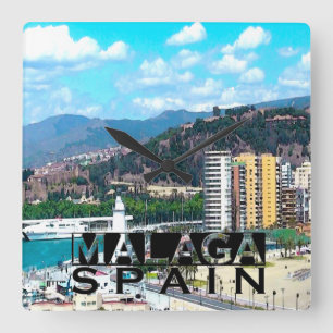Reloj Cuadrado Malaga