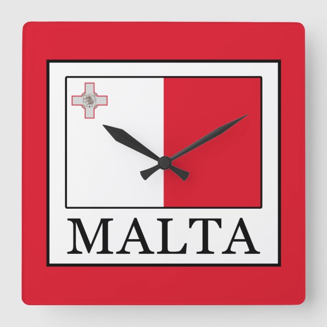 Reloj Cuadrado Malta (Anverso)