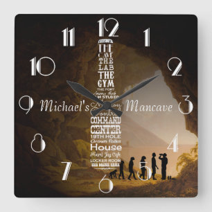 Reloj Cuadrado Mancave Personalizado