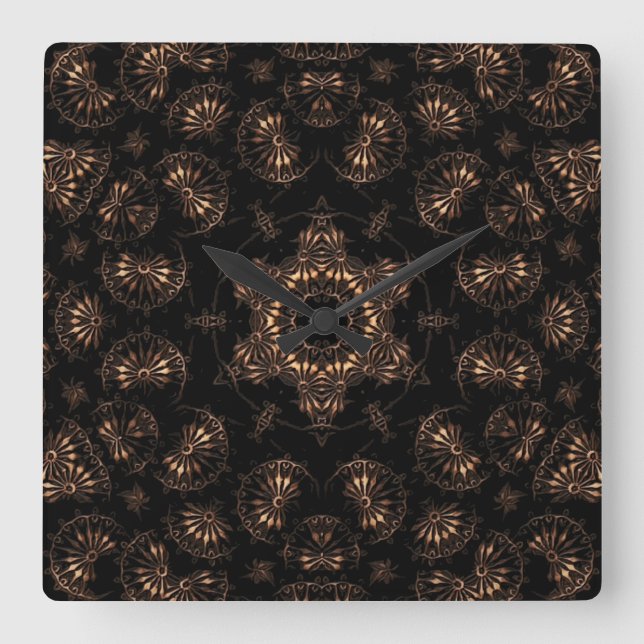 Reloj Cuadrado Mandala de la Edad de Bronce (Anverso)