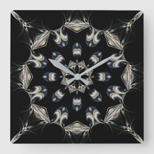 Reloj Cuadrado Mandala elegante