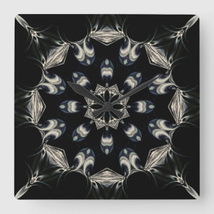 Reloj Cuadrado Mandala elegante