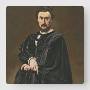 Reloj Cuadrado Manet el   el actor del trágico (Rouviere como