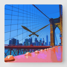 Reloj Cuadrado Manhattan 3000