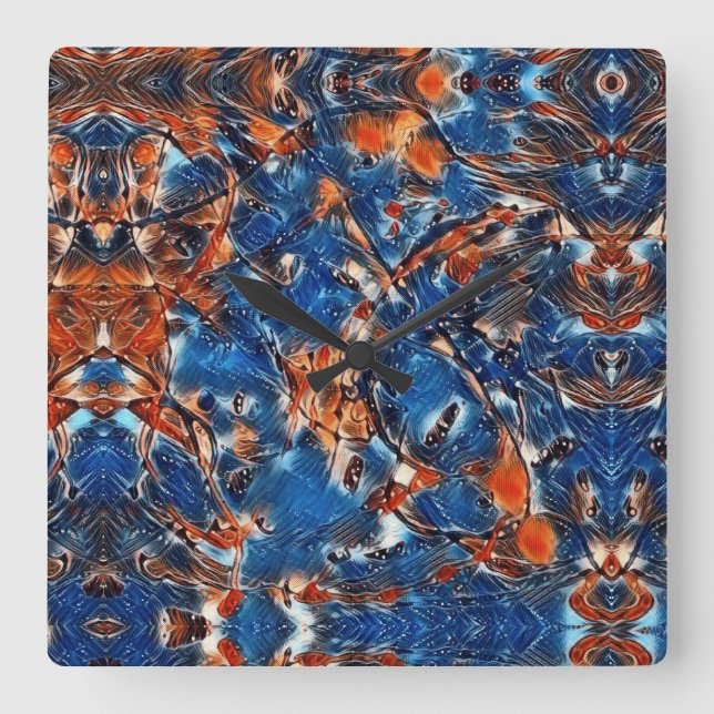 Reloj Cuadrado Manicura 4 (Anverso)