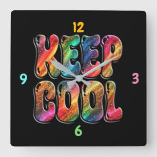 Reloj Cuadrado mantener fresco