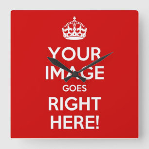 Reloj Cuadrado Mantenga el clock* tranquilo de la pared el mejor