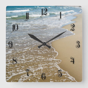 Reloj Cuadrado Mar