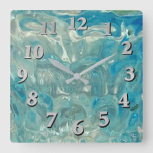 Reloj Cuadrado Mar turbulento