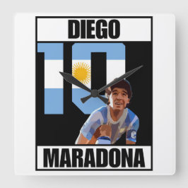 Reloj Cuadrado Maradona