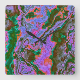 Reloj Cuadrado Marble agrio