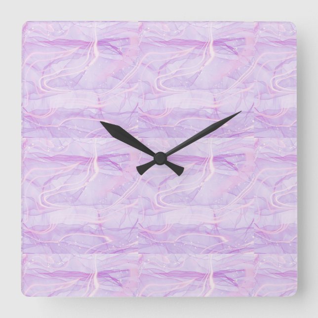 RELOJ CUADRADO MARBLE GALAXY  (Anverso)