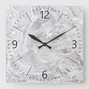 Reloj Cuadrado Marble pattern