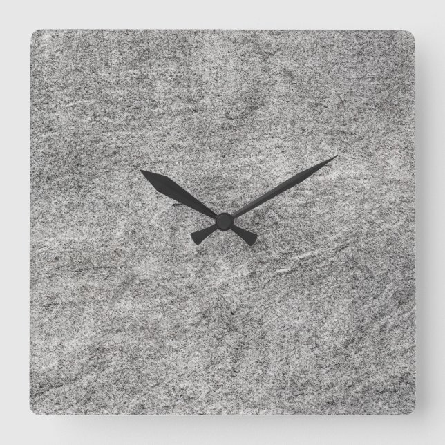 Reloj Cuadrado Marble Stone Pattern Acrylic Wall Clock (Anverso)