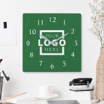 Reloj Cuadrado Marca promocional del logotipo de la empresa perso<br><div class="desc">Añada el logotipo corporativo de su empresa personalizado para crear un reloj de pared único. Hace un gran regalo promocional o regalo corporativo para clientes,  vendedores,  empleados u otras personas especiales. Elija entre diferentes formas y tamaños de reloj. No hay cantidad mínima,  no hay cargos de instalación.</div>