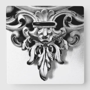 Reloj Cuadrado Marco francés