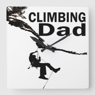 Reloj Cuadrado marido de papá escalador de roca
