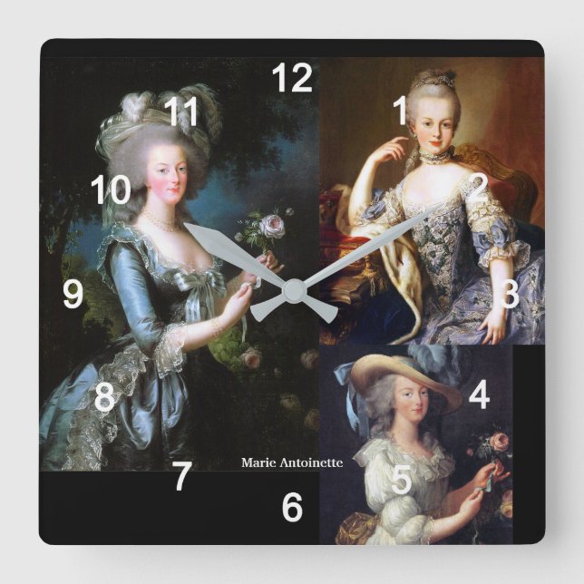 Reloj Cuadrado Marie Antoinette (Anverso)