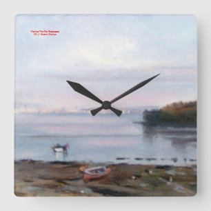 Reloj Cuadrado Marina/Mariña/Seascape