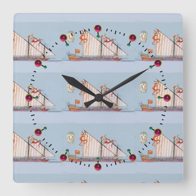 Reloj Cuadrado Marina Toscana Medici (Anverso)