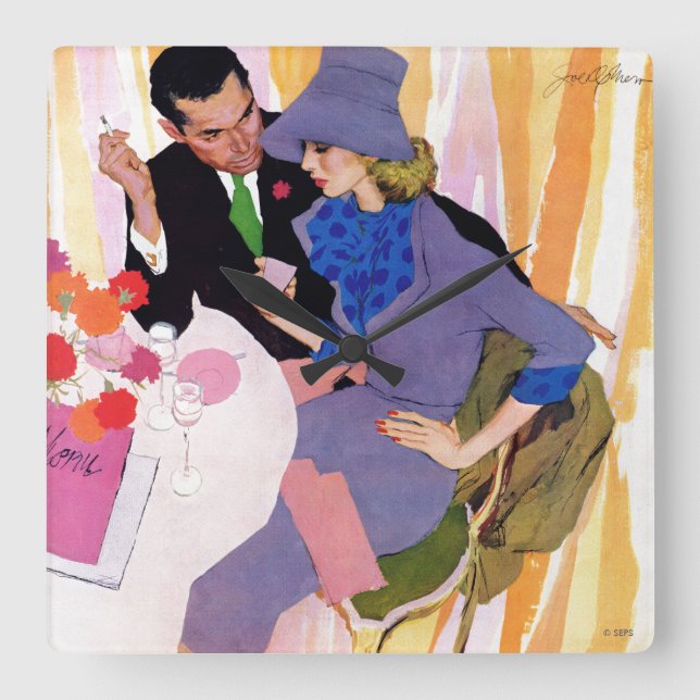 Reloj Cuadrado Marriage Is Not For Me (Anverso)