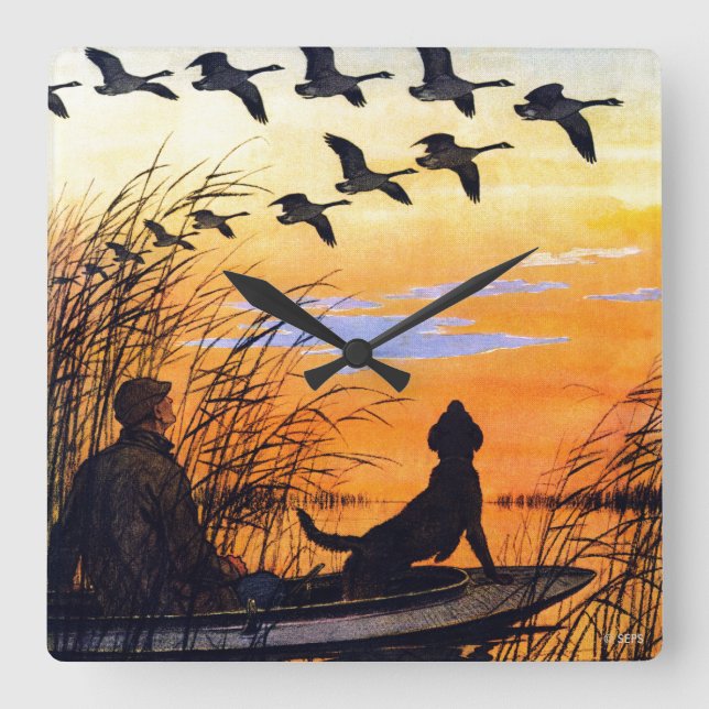 Reloj Cuadrado Marsh de Paul Bransom (Anverso)