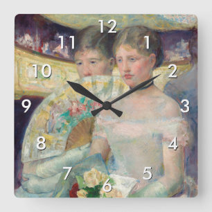 Reloj Cuadrado Mary Cassatt - El Palco