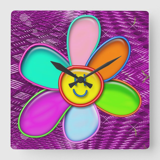 Reloj Cuadrado Marzo de 2020 - Deseo de libertad - (Anverso)