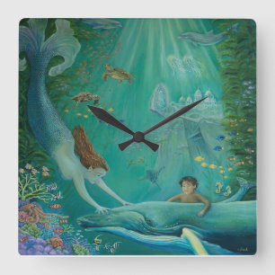 Reloj Cuadrado Más allá de la barrera de coral a la Atlántida