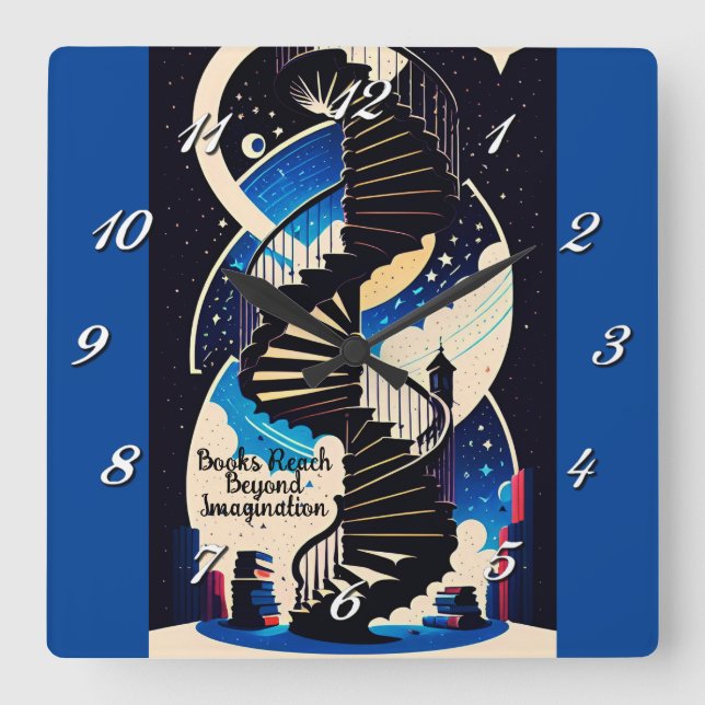 Reloj Cuadrado Más allá de la imaginación (Anverso)