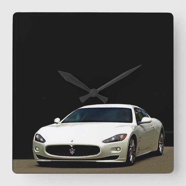 Reloj Cuadrado Maserati GranTurismo CLOCK (Anverso)