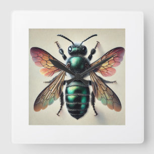 Reloj Cuadrado mason bee 081024IREF247 - Watercolor