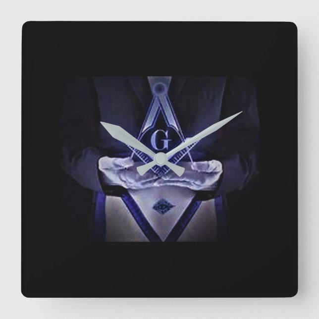 Reloj Cuadrado Mason libre (Anverso)