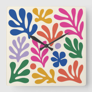 Reloj Cuadrado Matisse Papiers Decoupes Recortes