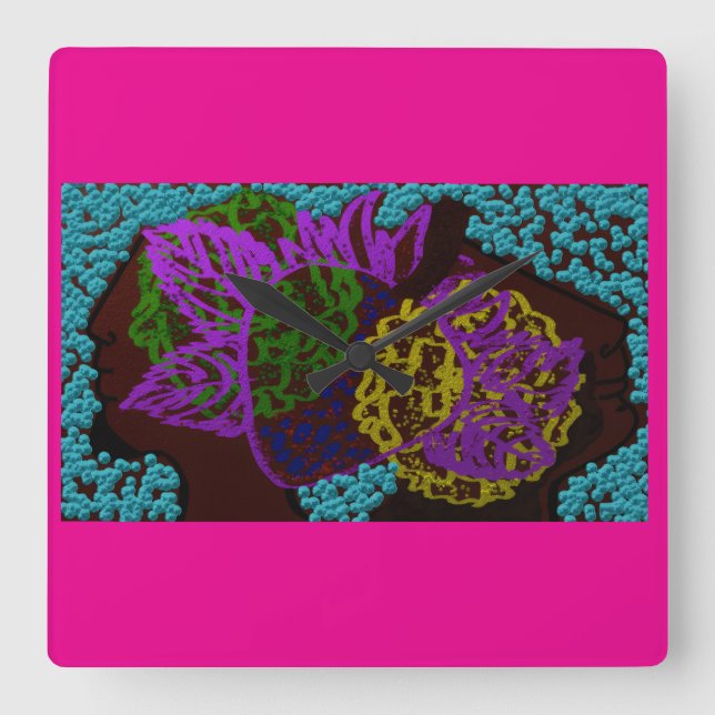 Reloj Cuadrado Matrimony  (Anverso)